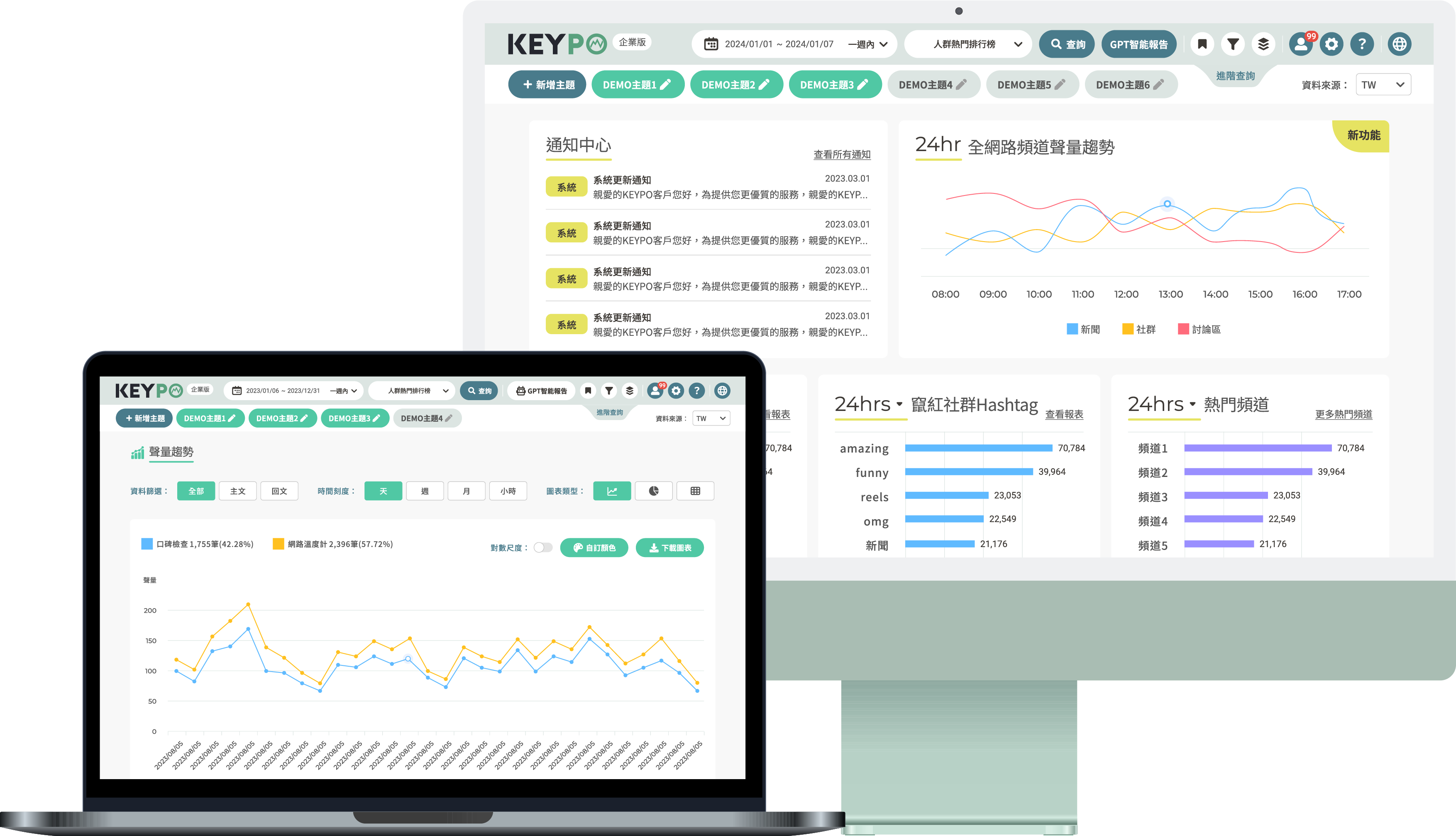 KEYPO Big Data Intelligence product interface